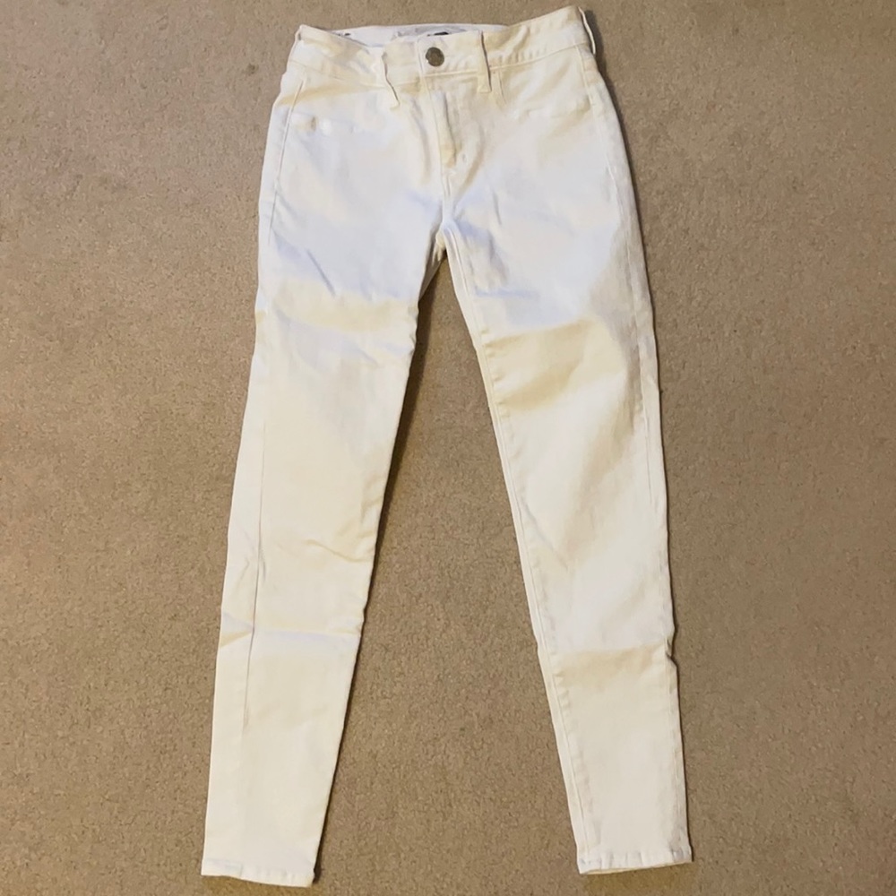 American eagle white jeggings